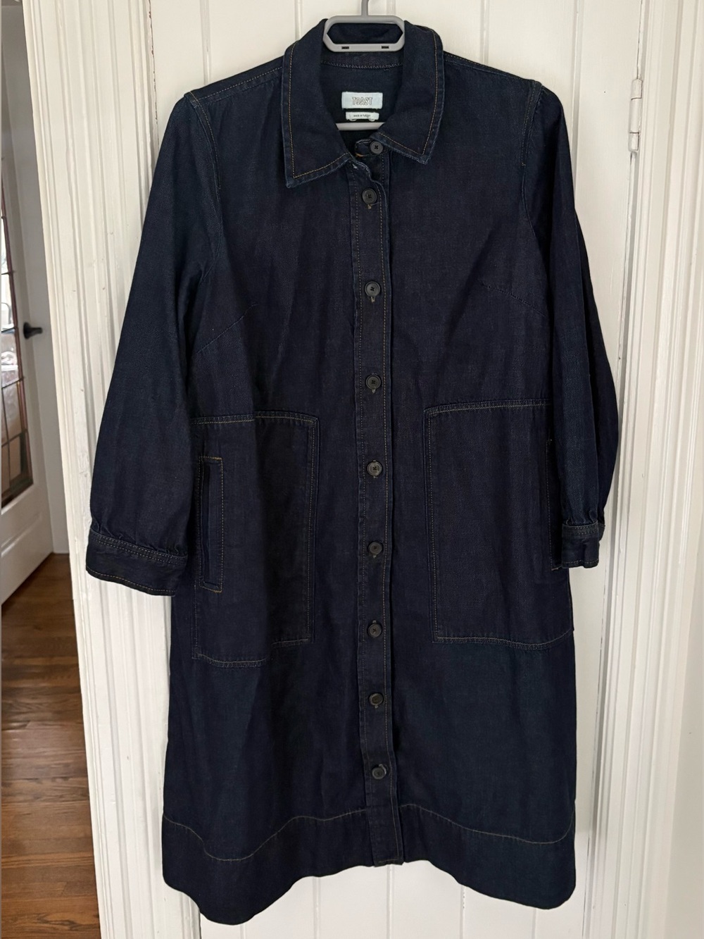 TOAST long sleeve denim dress